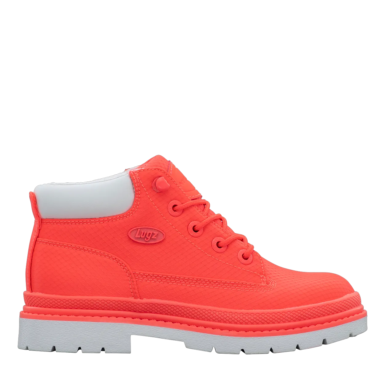 HOT CORAL/WHITE